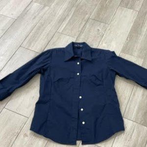 Devon and Jones Navy Lad 3/4 Sleeve Shirt